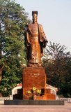 Lý Thái Tổ (birth name Lý Công Uẩn 李公蘊) was Đại Việt Emperor and was the founder of the Lý D‎ynasty, he reigned from 1009 AD to 1028 AD.<br/><br/>

In 1010, Ly Thai To returned to Dai La (present day Hanoi). According to legend, as he entered the former capital a golden dragon took off from the top of the citadel and soared into the heavens. This was taken by the emperor as an extraordinarily auspicious sign, and he forthwith renamed the city Thang Long, or ‘Ascending Dragon’.<br/><br/>

Ly Thai To is regarded as the founding father of Hanoi.